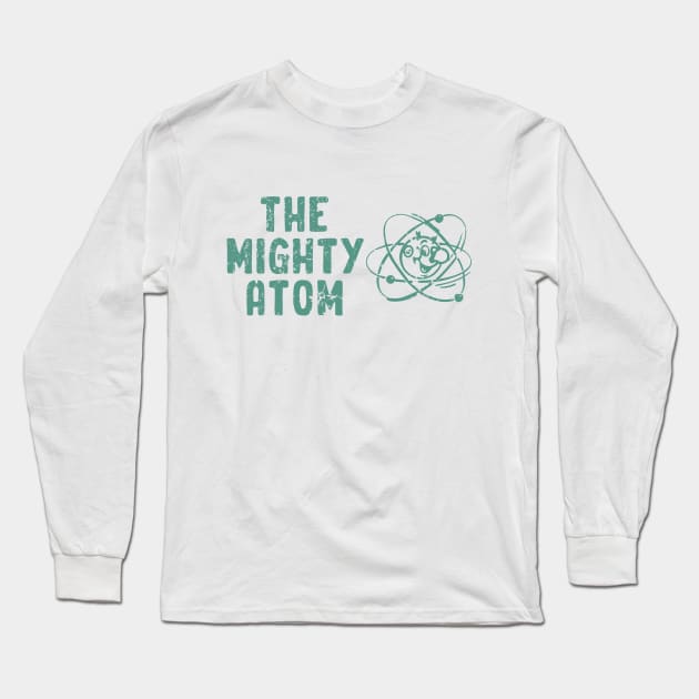 The Mighty Atom - Reddy Kilowatt Long Sleeve T-Shirt by Sayang Anak